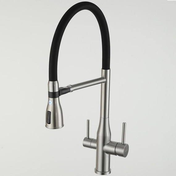 Смеситель для кухни Gappo G4399-75, сатин/черный - фото 27