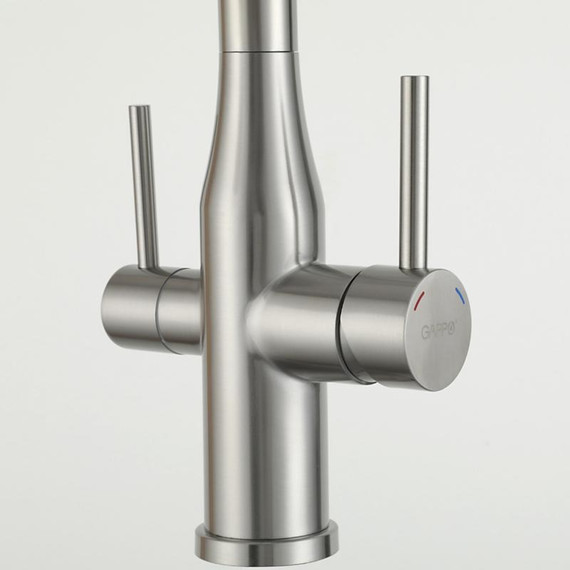 Смеситель для кухни Gappo G4399-75, сатин/черный - фото 29