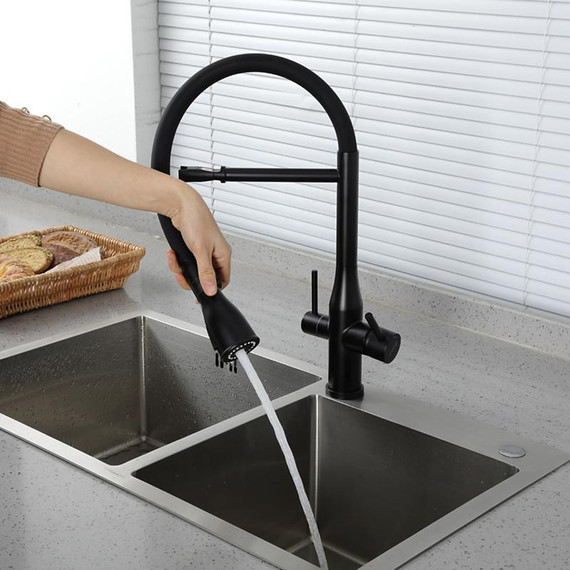 Смеситель для кухни Gappo G4399-76, черный - фото 21