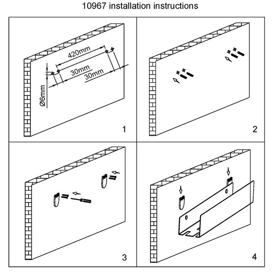 Полочка Boheme Free 10967-BR, цвет бронза - фото 6