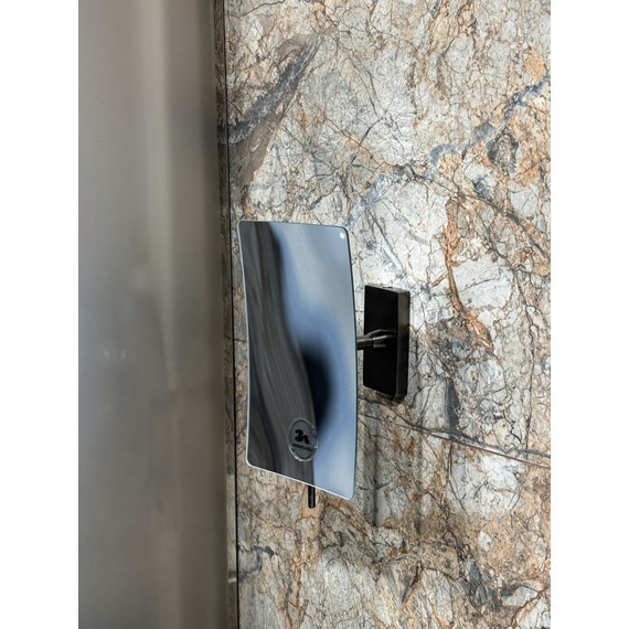 Зеркало косметическое настенное Boheme Modern 506-GM, цвет графит - фото 2