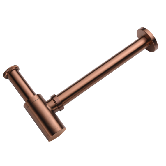 Сифон для умывальника Boheme 609-CB, брашированная медь - фото 