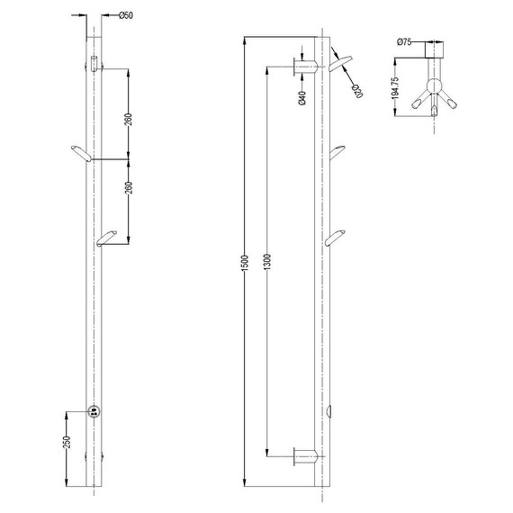 Полотенцесушитель электрический Boheme OAK П1 1500x201 мм 724-50-BRB, брашированная бронза - фото 8
