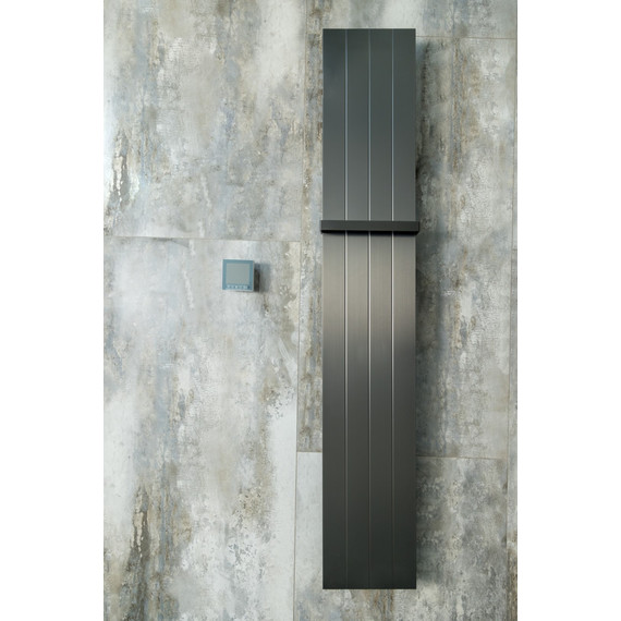 Полотенцесушитель электрический Boheme FLAT П4 1500x250 мм 725-B, чёрный - фото 2