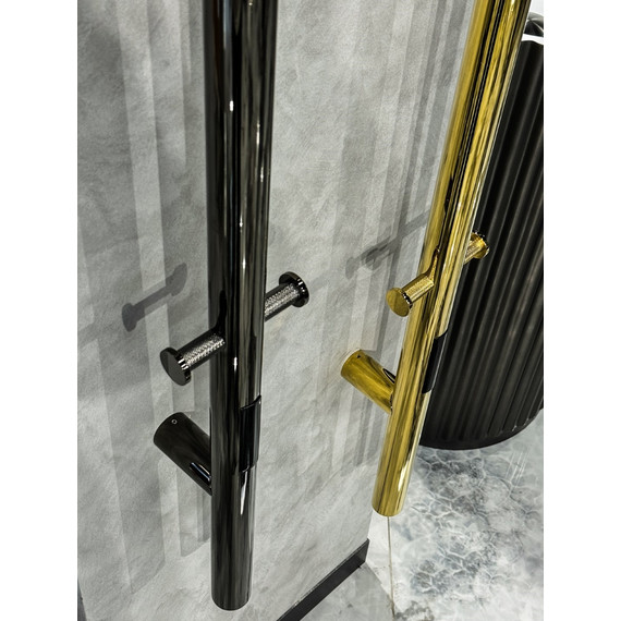 Полотенцесушитель электрический Boheme Uno П1 1500x122 мм 726-G, золото - фото 5