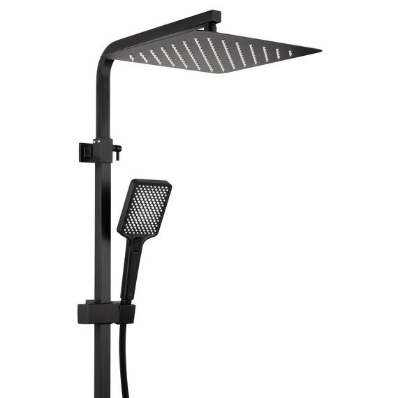 Душевая стойка Wonzon & Woghand Cube WW-88739016-MB, чёрный матовый - фото 5