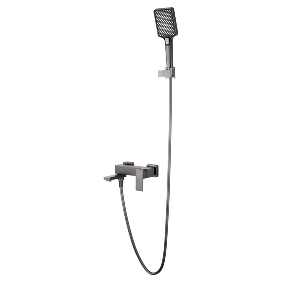 Смесители для ванны Wonzon & Woghand Cube WW-88639016-BGM, тёмный графит - фото 