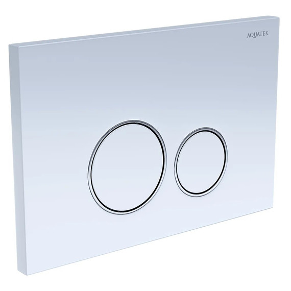 Кнопка смыва Aquatek KDI-0000015, белый - фото 2