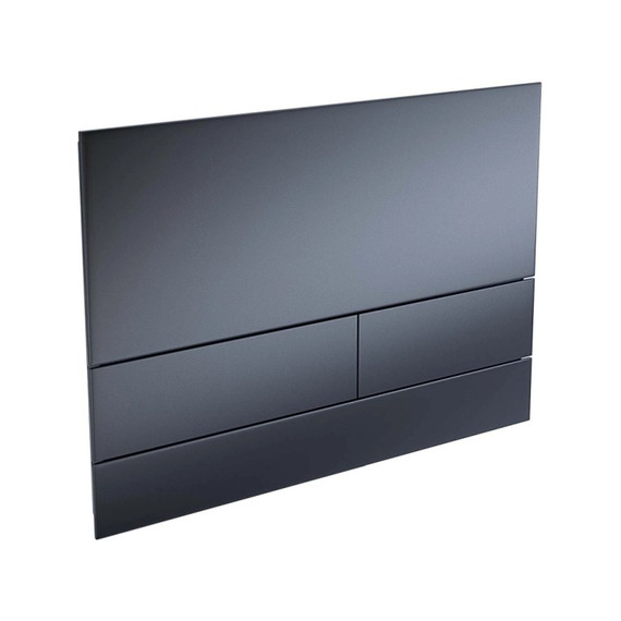 Кнопка смыва Aquatek KDI-0000054, оружейная сталь - фото 2