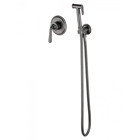 набор для гигиенического душа Wonzon & Woghand Steam WW-88849008-BGM (со скрытой частью) тёмный графит - фото 