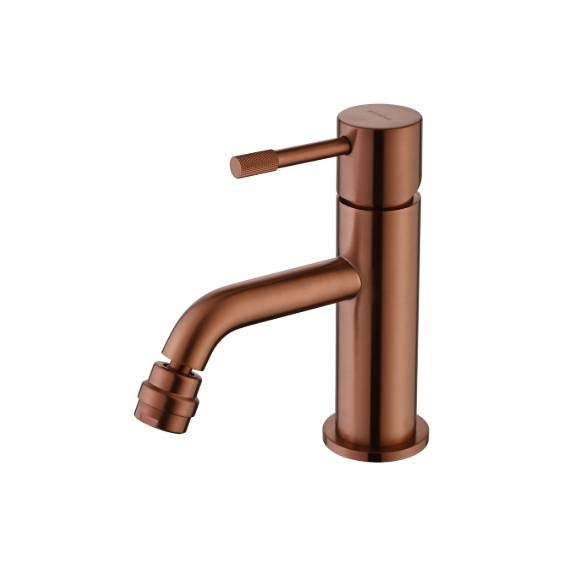 Смеситель для биде Boheme Uno 466-CB, брашированная медь - фото 