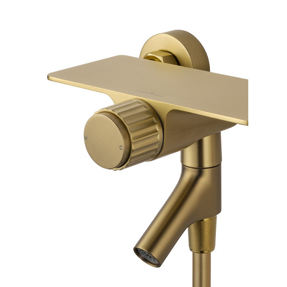 Смесители для ванны Wonzon & Woghand Click WW-FE05L221-BG, золото - фото 6
