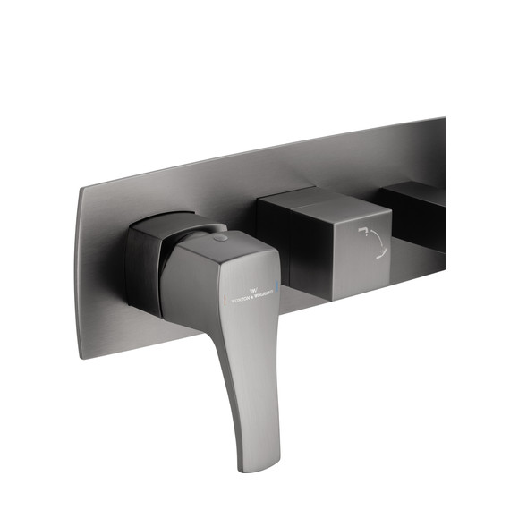 Смесители для ванны Wonzon & Woghand Flex WW-88889072-BGM (со скрытой частью) тёмный графит - фото 4