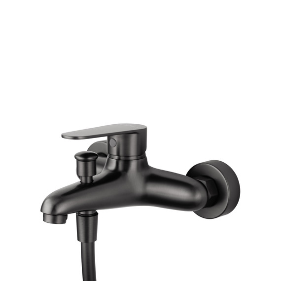 Смесители для ванны Wonzon & Woghand Alfa WW-AE3204-BGG, тёмный графит - фото 4