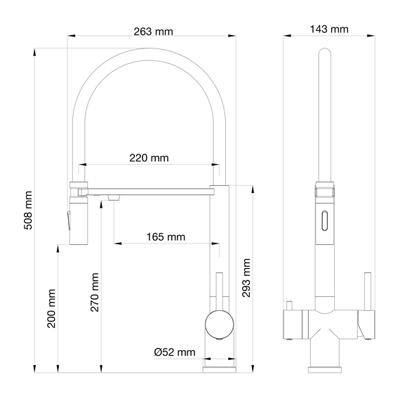 Смесители для кухни Wonzon & Woghand WW-88458009-BN, никель - фото 6
