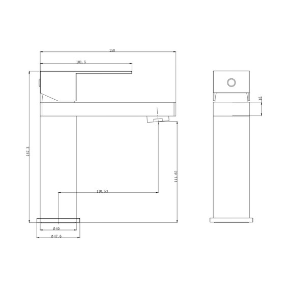 Смесители для раковины Wonzon & Woghand WW-A40982-MW, белый - фото 6