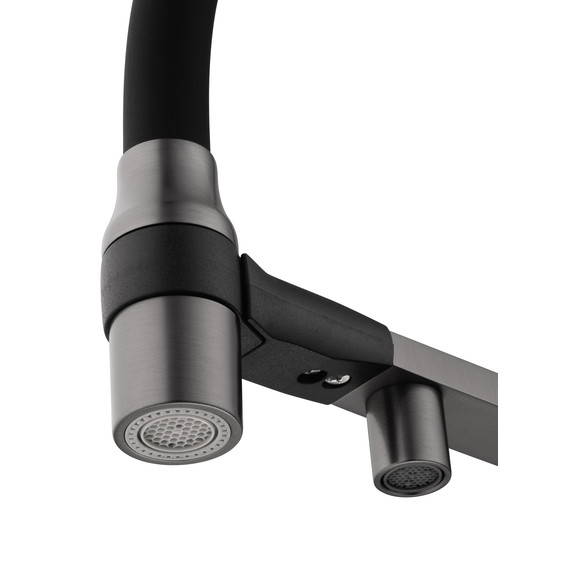 Смесители для кухни Wonzon & Woghand WW-88458013-BGM, тёмный графит - фото 4