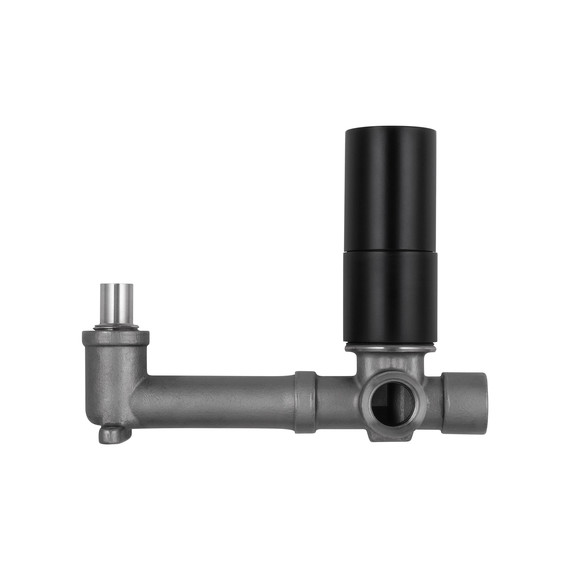 Смеситель для раковины настенный Wonzon & Woghand WW-105-MB (со скрытой частью) чёрный - фото 5