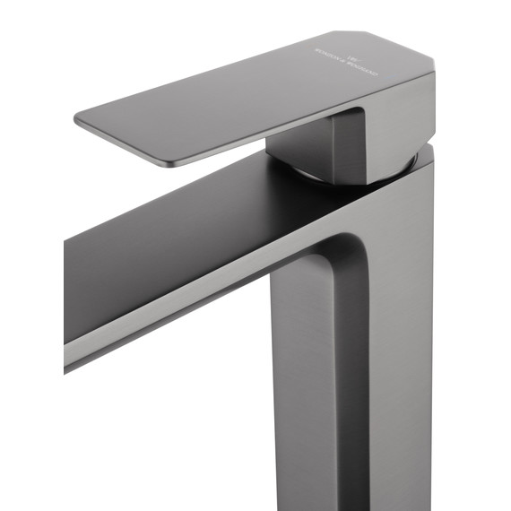 Смеситель для раковины высокий Wonzon & Woghand Diamond WW-88239011-BGM, тёмный графит - фото 4