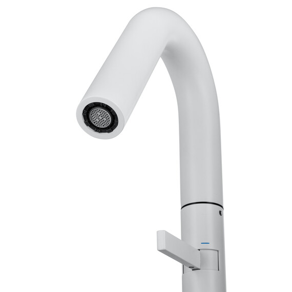 Смеситель для раковины высокий Wonzon & Woghand WW-6068-MW, белый - фото 3