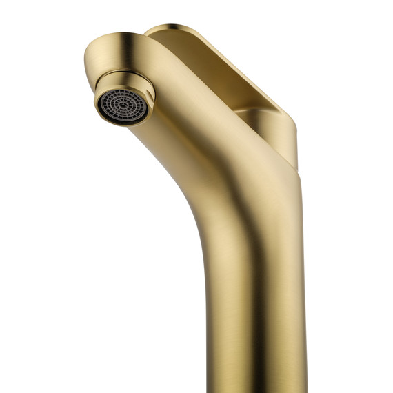 Смеситель для раковины высокий Wonzon & Woghand Alfa WW-A40232-BG, золото - фото 3