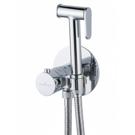 набор для гигиенического душа с термостатом Wonzon & Woghand WW-88829909-CR (со скрытой частью) - фото 3