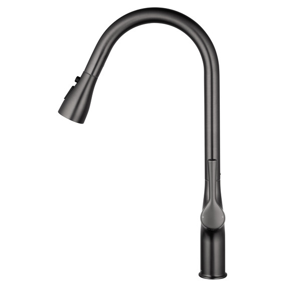 Смесители для кухни Wonzon & Woghand WW-AE54123-BGG, тёмный графит - фото 3