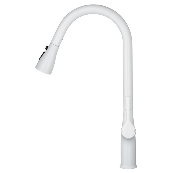 Смесители для кухни Wonzon & Woghand WW-AE54123-MW, белый - фото 3