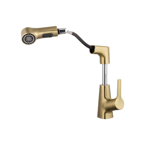 Смесители для раковины Wonzon & Woghand WW-121B108-BG, золото - фото 2