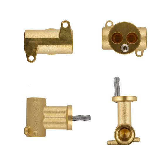 набор для гигиенического душа Wonzon & Woghand Cube WW-88829016-BG (со скрытой частью) золото - фото 5