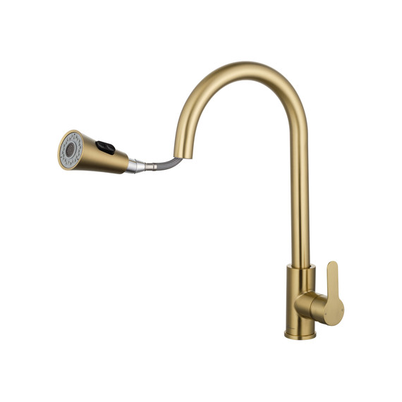 Смесители для кухни Wonzon & Woghand WW-121E201L-BG, золото - фото 3