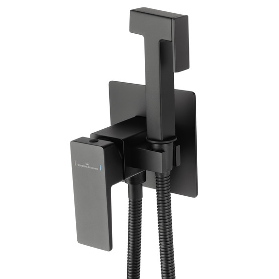 набор для гигиенического душа Wonzon & Woghand Cube 2.0 WW-88829068-MB (со скрытой частью) чёрный - фото 3