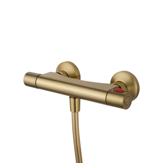 Смесители для душа с термостатом Wonzon & Woghand Inn WW-B2005-A-BG, золото - фото 3