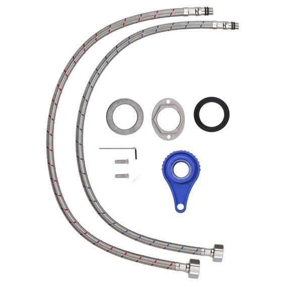 Смеситель для биде Wonzon & Woghand Flex WW-88016072-BGM, тёмный графит - фото 5