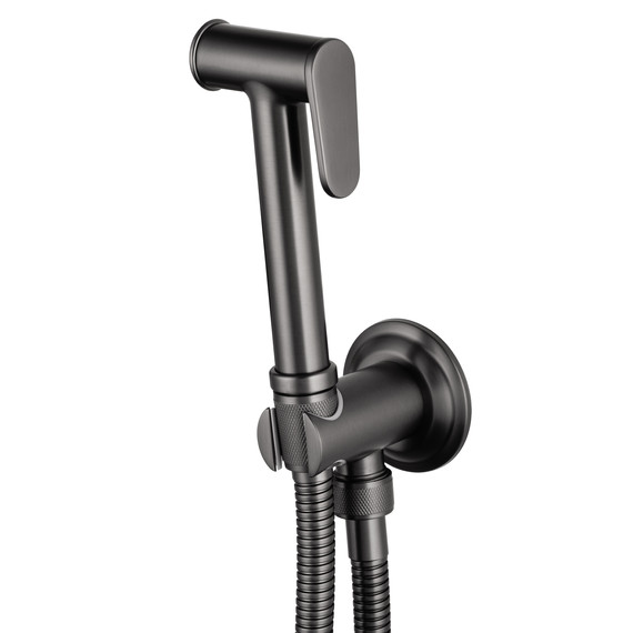 набор для гигиенического душа Wonzon & Woghand Steam WW-88849008-BGM (со скрытой частью) тёмный графит - фото 4