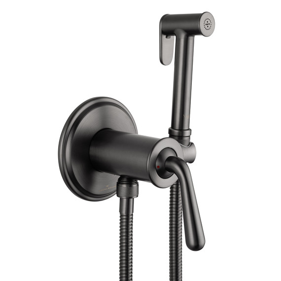 набор для гигиенического душа Wonzon & Woghand Steam WW-88829008-BGM (со скрытой частью) тёмный графит - фото 4