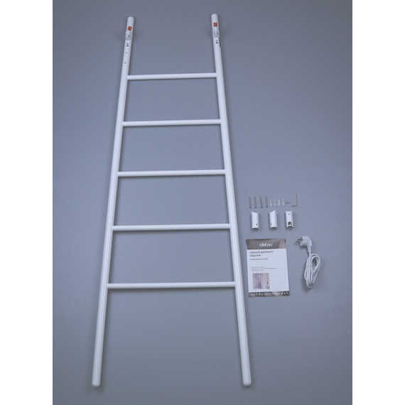 Полотенцесушитель электрический Abber Treppe П5 1520x530 мм AH4705MW, белый матовый - фото 5