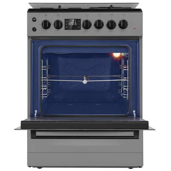 Газовая плита с электрической духовкой Maunfeld MGC60ECGR05 - фото 4