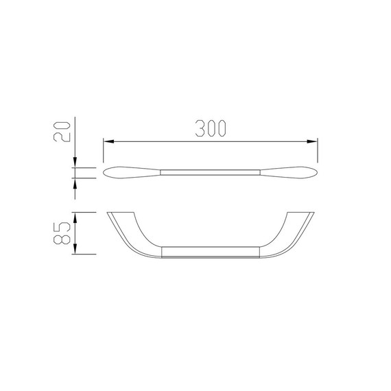 Держатель для полотенец Abber Nord AA1551NG, цвет никель - фото 3