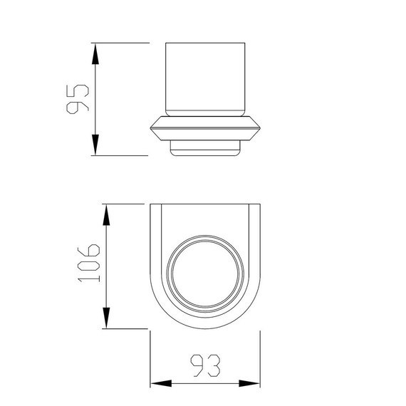 Стакан для зубных щеток Abber Nord AA1556G, цвет золото матовое - фото 3
