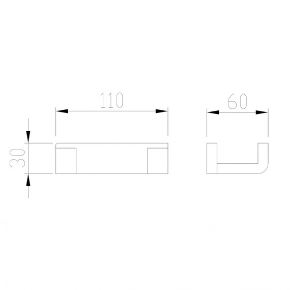 Набор крючков Abber Westen AA1750B, цвет чёрный матовый - фото 3
