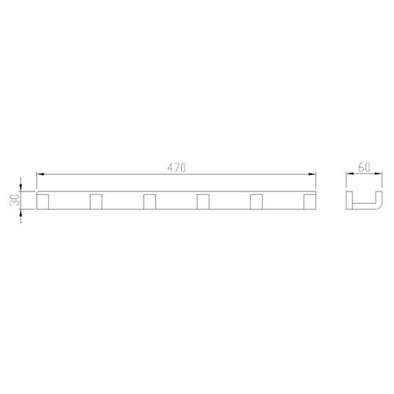 Набор крючков Abber Westen AA1752SP, цвет сатин - фото 2