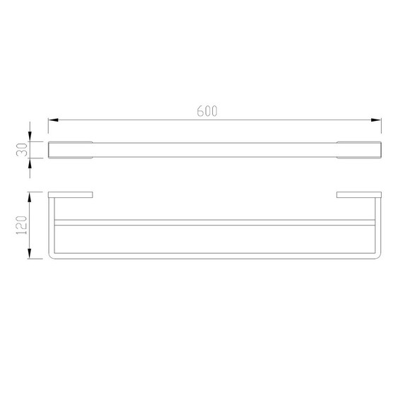 Полотенцедержатель Abber Westen AA1757NG, цвет никель - фото 3