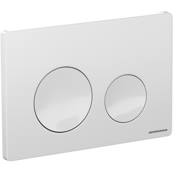 Кнопка смыва Ceramicanova Balance Circle CN12-001W, белый глянцевый - фото 2