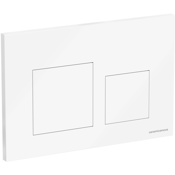 Кнопка смыва Ceramicanova Balance Square CN12-002W, белый глянцевый - фото 2