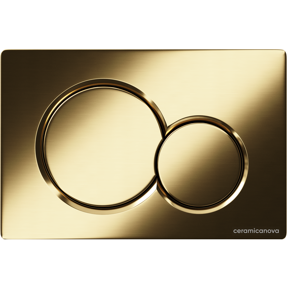 Кнопка смыва Ceramicanova Balance Sphere CN12-003BG, брашированное золото - фото 