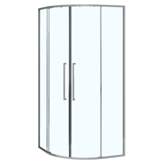 Душевое ограждение Azario SHANGHAI 100x100 см AZ-S43-100-MGR-CL, графит матовый/прозрачное - фото 2