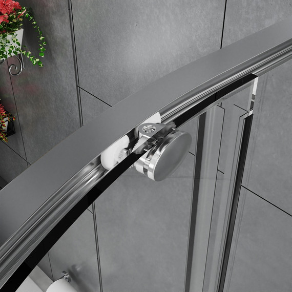 Душевое ограждение Azario SHANGHAI 100x100 см AZ-S43-100-MGR-CL, графит матовый/прозрачное - фото 5