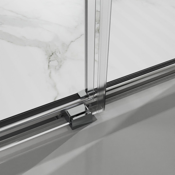 Душевая дверь Azario SHANGHAI 100 см AZ-Y43-100-MGR-CL, графит матовый/прозрачное - фото 6