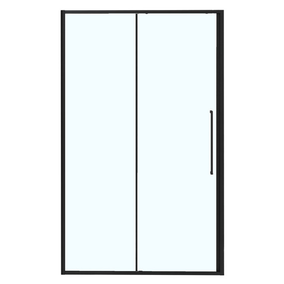 Душевая дверь Azario SHANGHAI 110 см AZ-Y43-110-MB-CL, чёрный матовый/прозрачное - фото 2